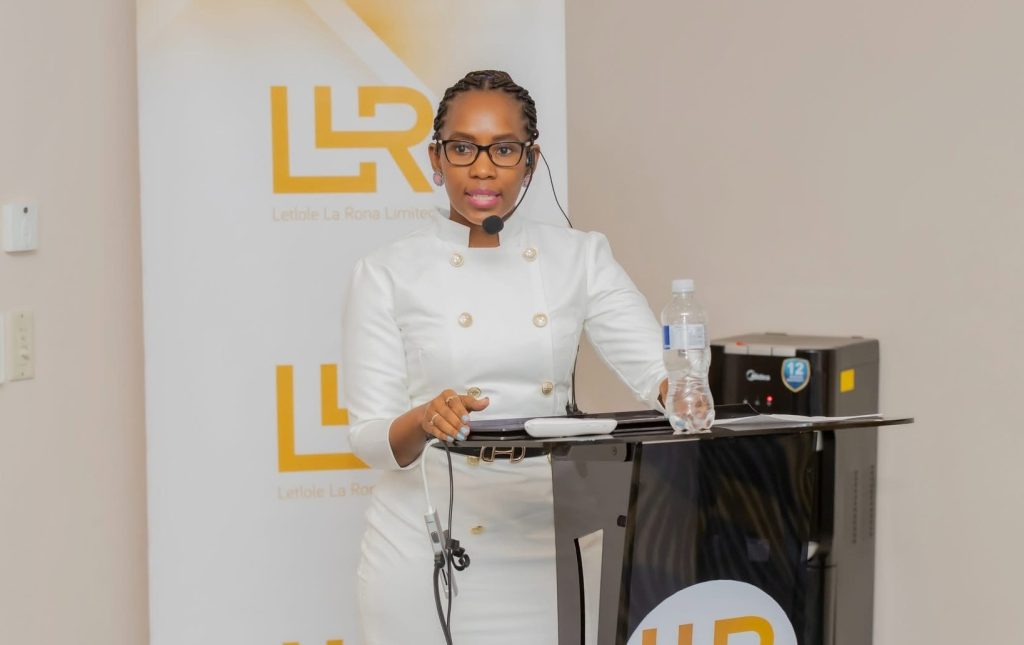 Ms Kamogelo Mowaneng, CEO of Letlole La Rona (LLR). Pic: LLR