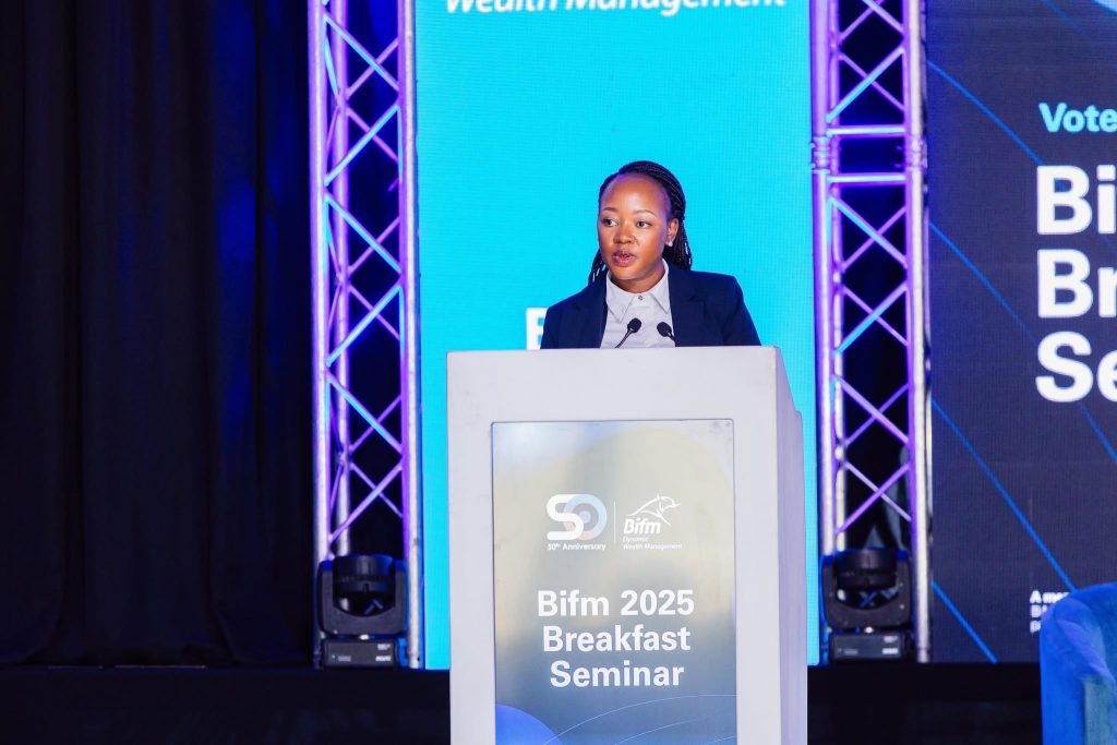 When Markets Fall, Opportunity Often Follows. But… Ms Bhina Botlhe-Tshukudu, Bifm Chief Investment Officer